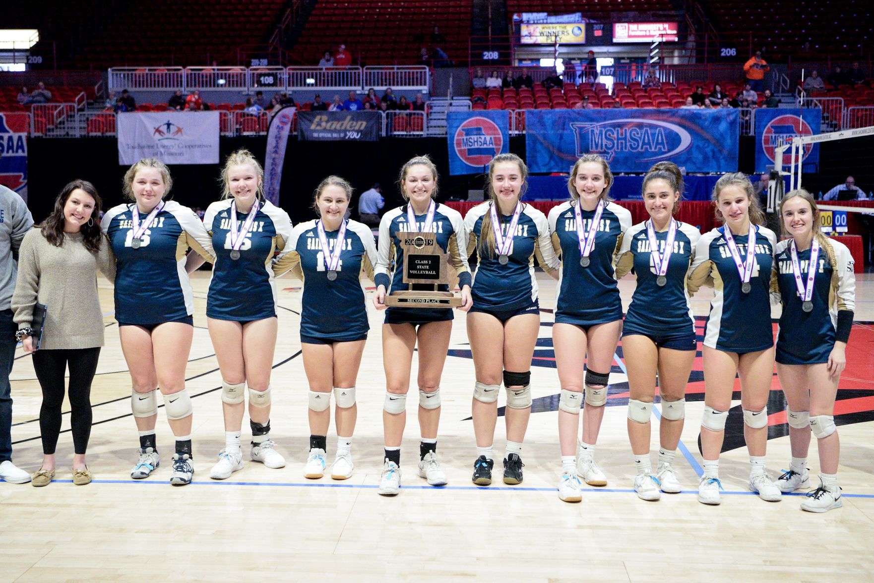 11/09/19 - Girls Volleyball - Class 2 state champ- Hermann vs St. Pius X